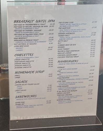 Online Menu of Skyhawk Restaurant Restaurant, Delta, British .